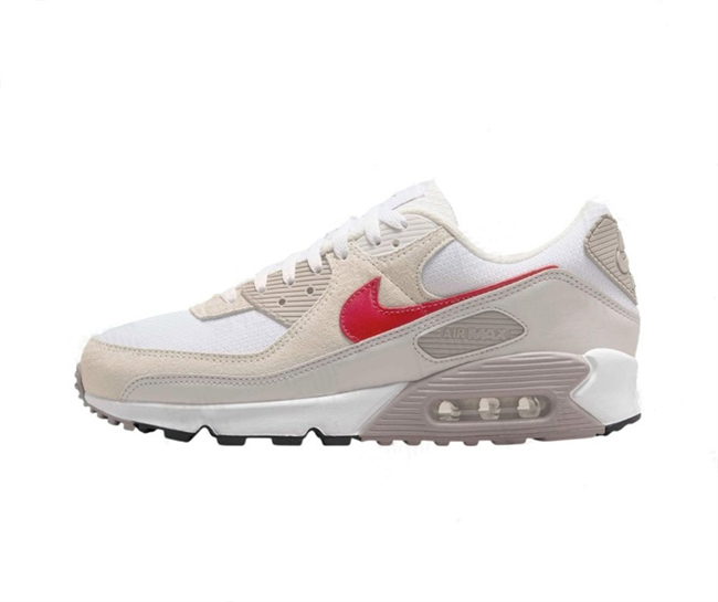Men's Running weapon Air Max 90 Cream/White Shoes 0117
